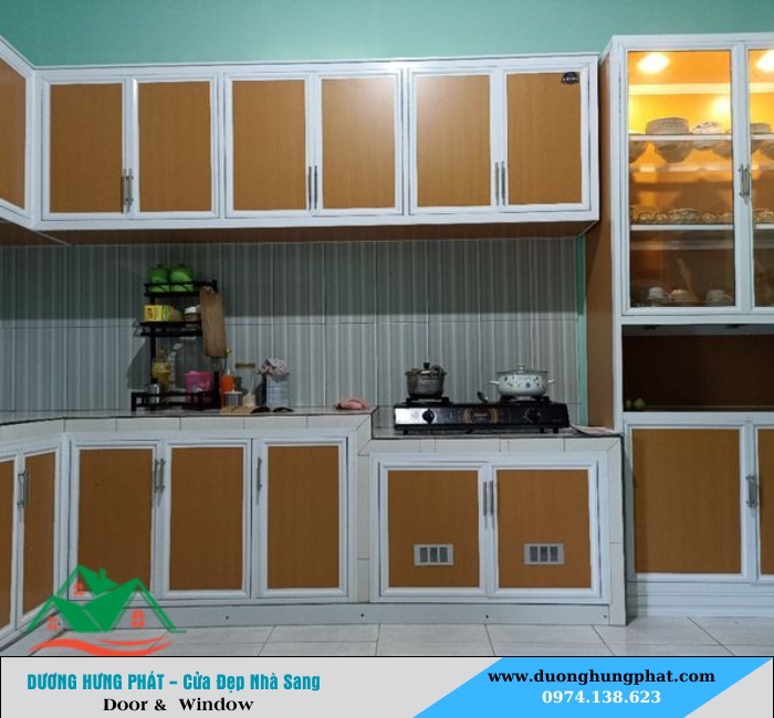 tủ bếp nhôm kính tại q1 tphcm